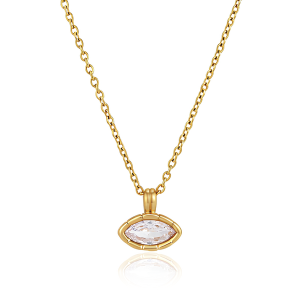 Halo Gold Necklace - Ever Jewellery 