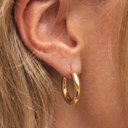 Hustle Hoop Earrings - Large - Ever Jewellery 