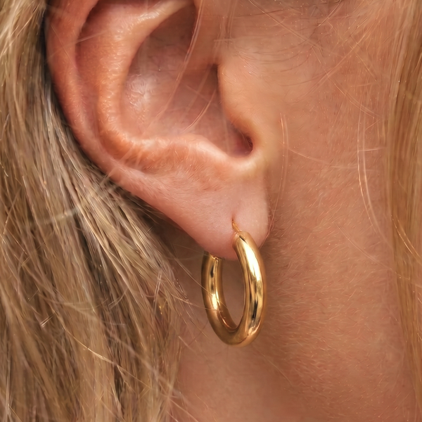 Hustle Hoop Earrings - Large - Ever Jewellery 