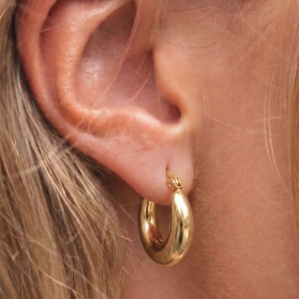 Hustle Hoop Earrings - Small - Ever Jewellery 