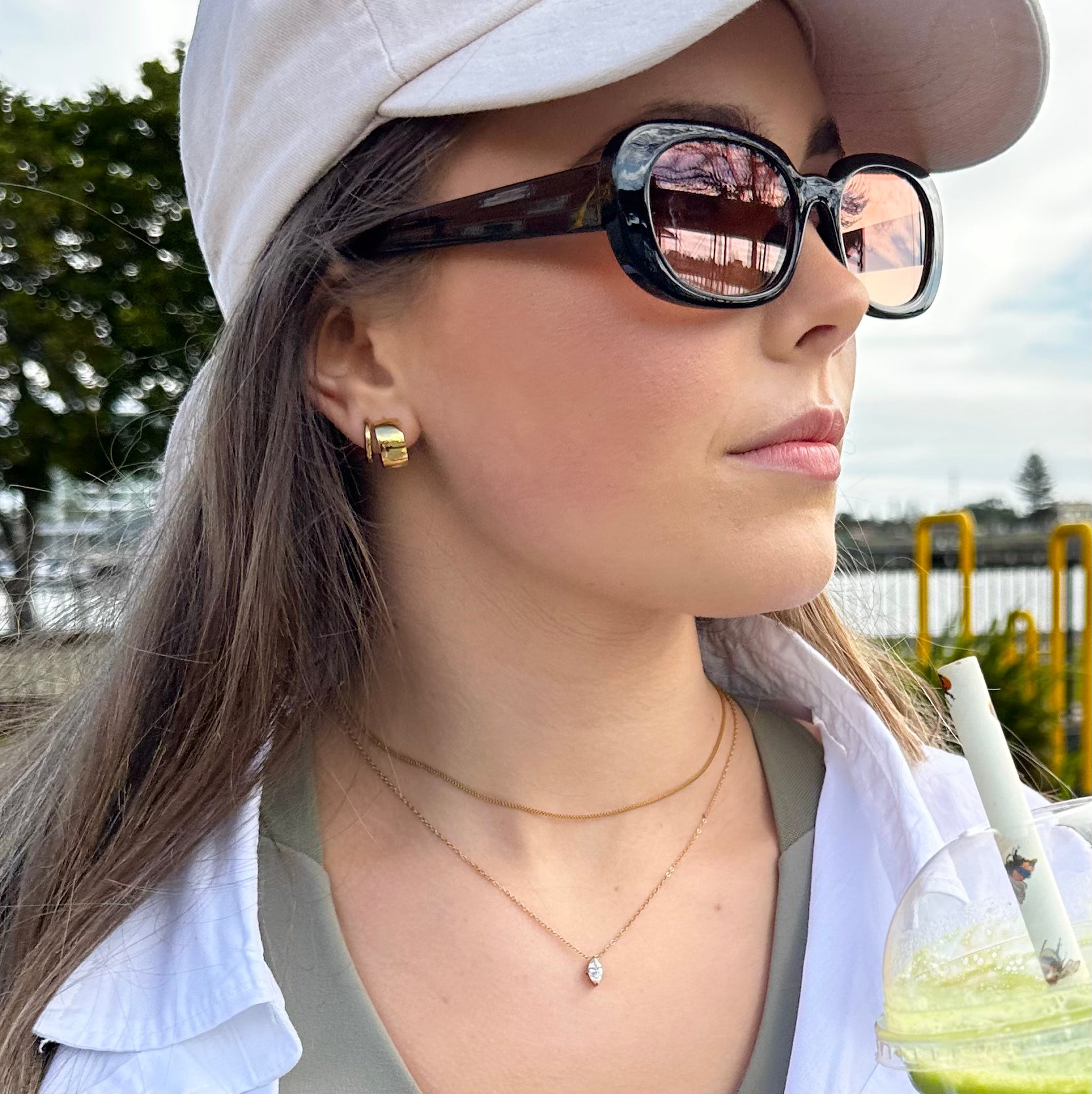 Inbound Hoop Earrings 