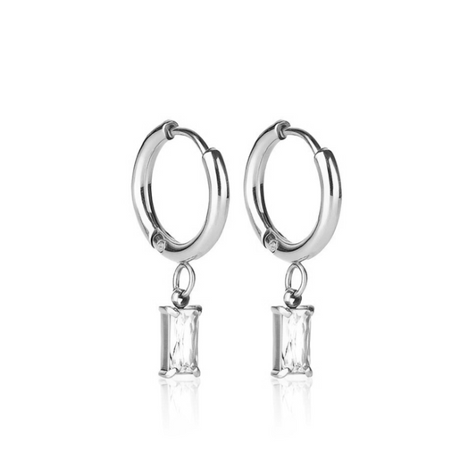 Luxe Silver Drop Earrings ** PRE-ORDER **