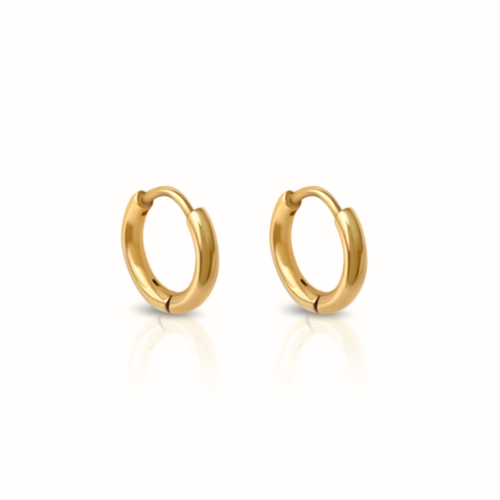 Metro Sleeper Hoop Earrings - Ever Jewellery 