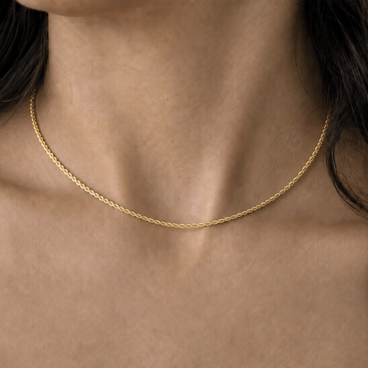 Perform Gold Necklace