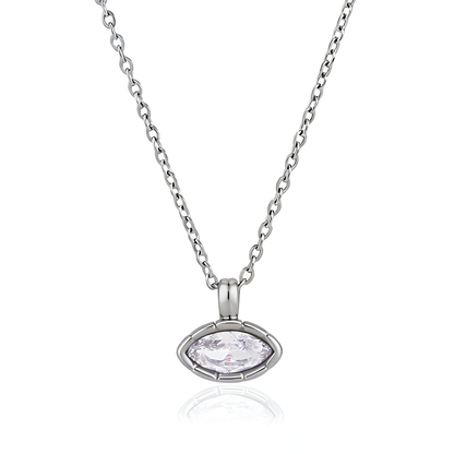 Halo Silver Necklace - Ever Jewellery 