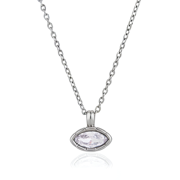 Halo Silver Necklace - Ever Jewellery 