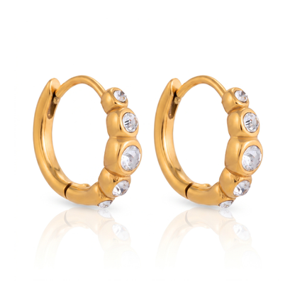 Nova Huggie Earrings - Ever Jewellery 