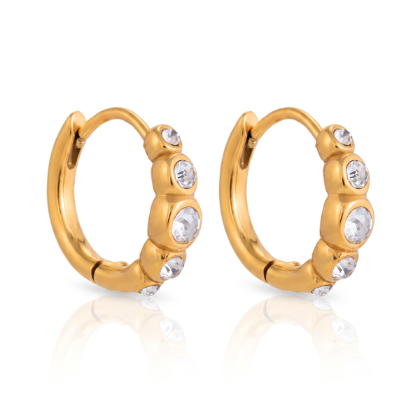Nova Huggie Earrings - Ever Jewellery 