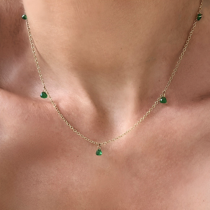 Off Duty Emerald Necklace - Ever Jewellery 