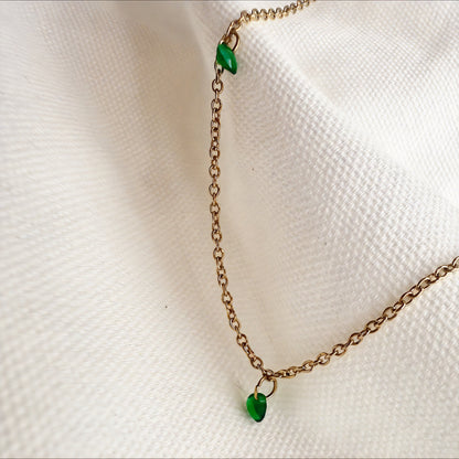 Off Duty Emerald Necklace