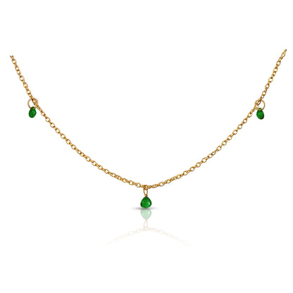 Off Duty Emerald Necklace