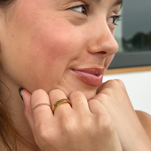 medley-ring-lifestyle-smiling-hand-to-face-ever-jewellery