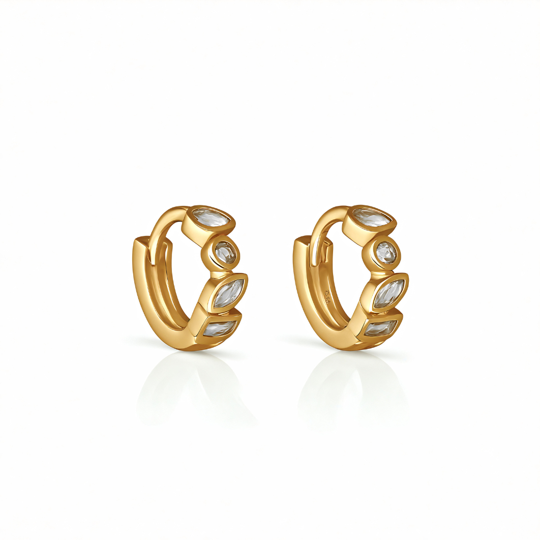 Glory Huggie Earrings - Ever Jewellery 