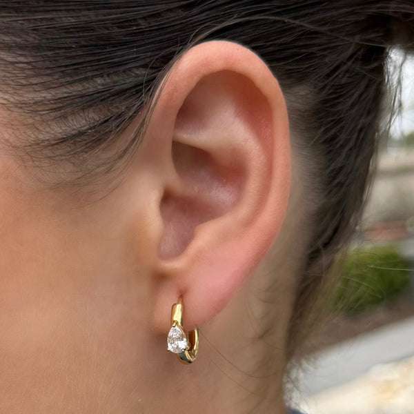 Everyday Icons Bundle on ear - waterproof anti-tarnish gold hoop earrings bundle - EVER Jewellery
