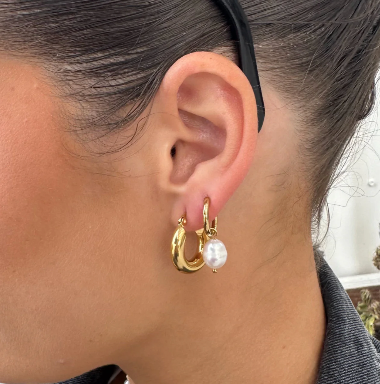 Pearl Gold Earrings Bundle Set - Ever Jewellery 