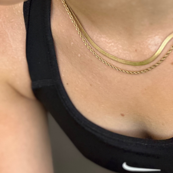 Perform Gold Necklace - Ever Jewellery 