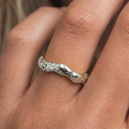 Ripple Silver Ring
