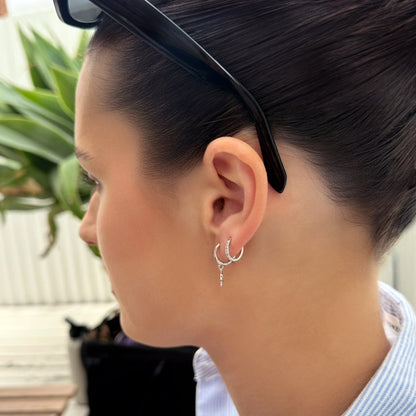 Transition Sleeper Silver Earrings - Ever Jewellery 