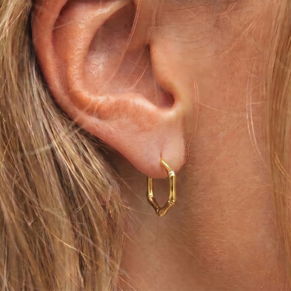 Static Hoop Earrings