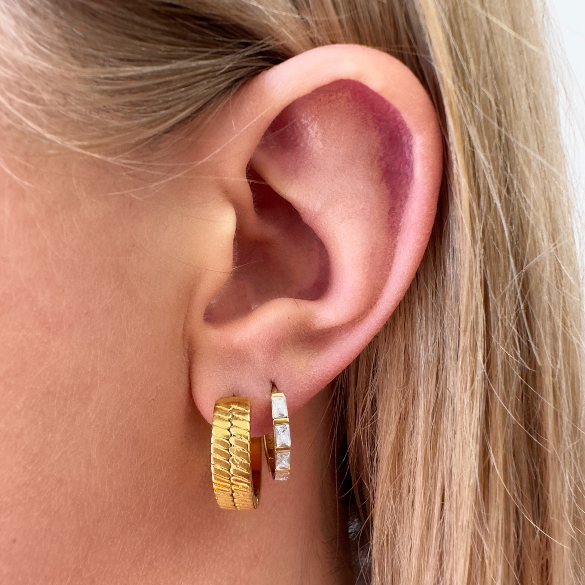 Undefeated Hoop Earrings - Ever Jewellery 