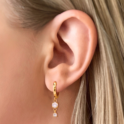 Studio Drop Huggie Earrings - Ever Jewellery 