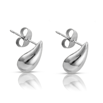 Swift Silver Stud Earrings - Ever Jewellery 