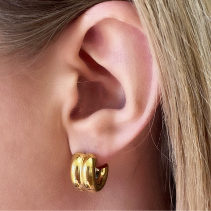 Tempo Hoop Earrings - Ever Jewellery 