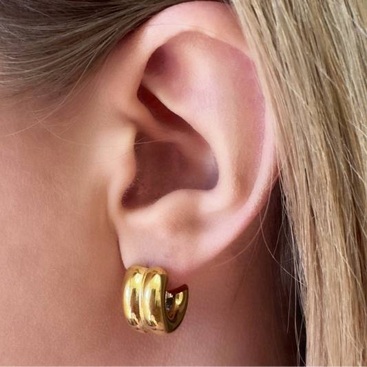 Tempo Hoop Earrings - Ever Jewellery 