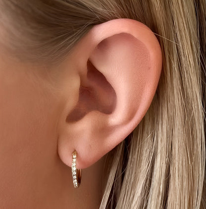 Metro + Transition Gold Sleeper Earrings Bundle - 8mm - Ever Jewellery 