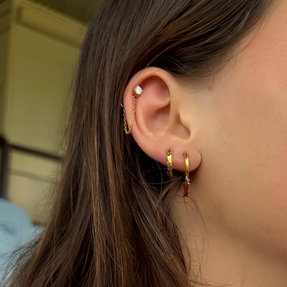 Urban Chain Stud Earrings
