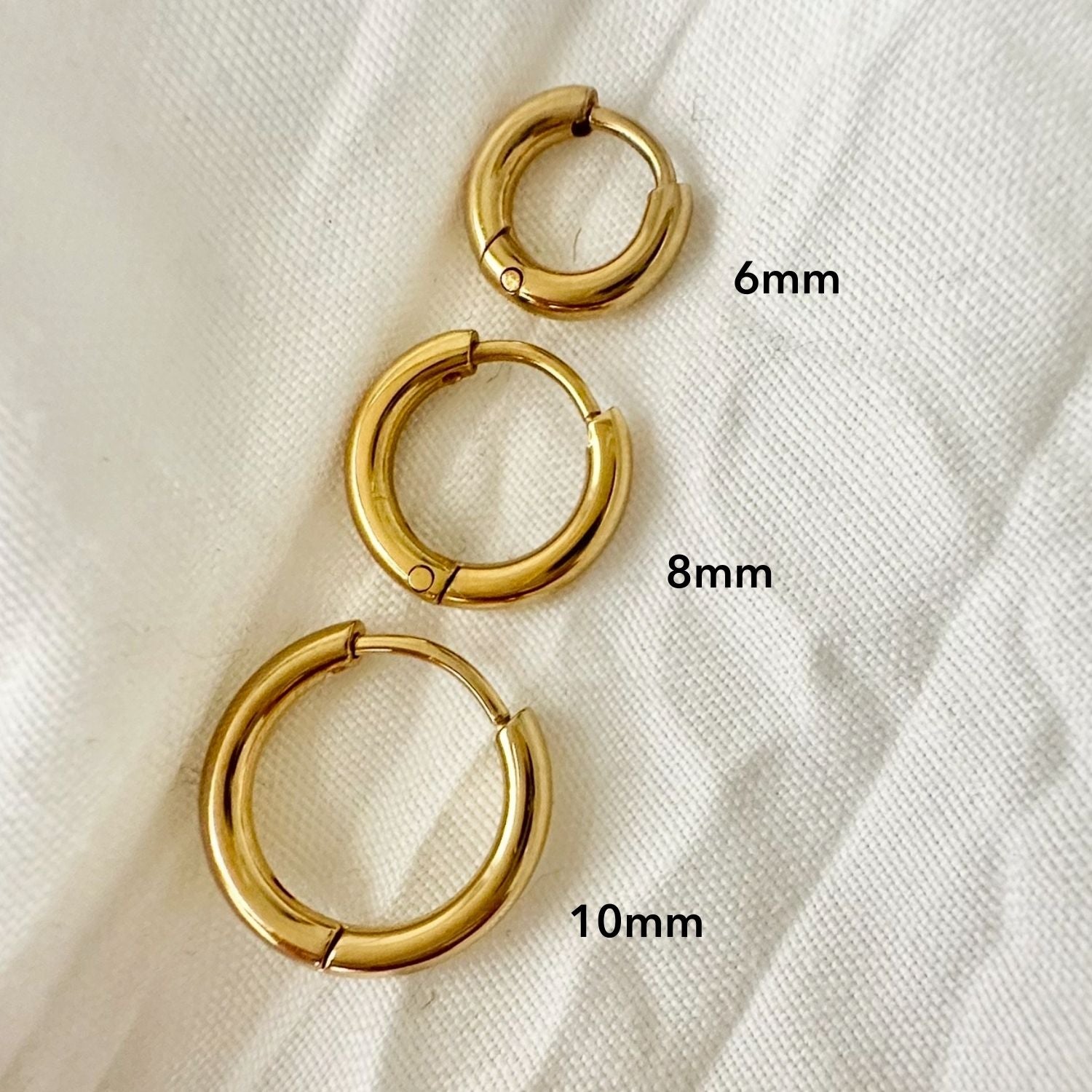 Metro Sleeper Hoop Earrings - Ever Jewellery 