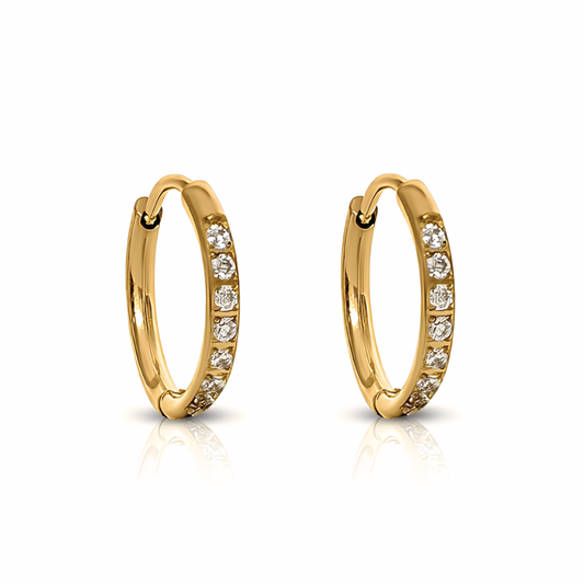 Transition Sleeper Gold Earrings