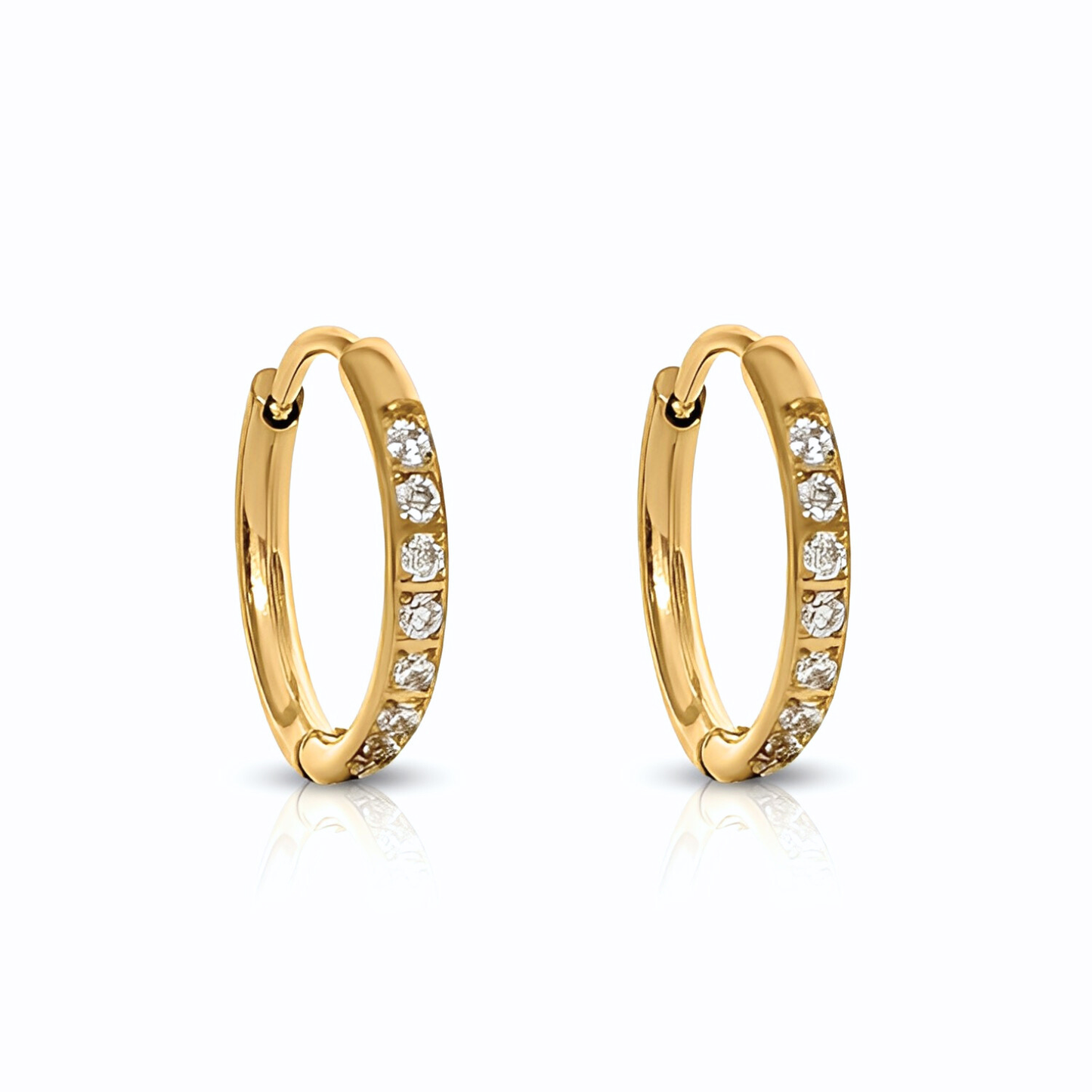 Transition Sleeper Gold Earrings - Ever Jewellery 