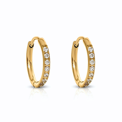 Transition Sleeper Gold Earrings - Ever Jewellery 