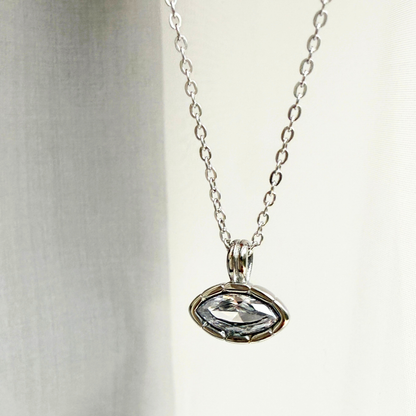 Halo Silver Necklace