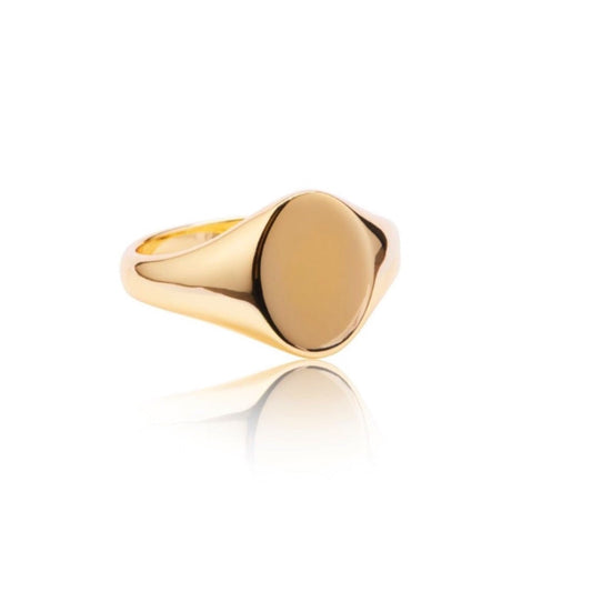 Empire Signet Gold Ring - Ever Jewellery 