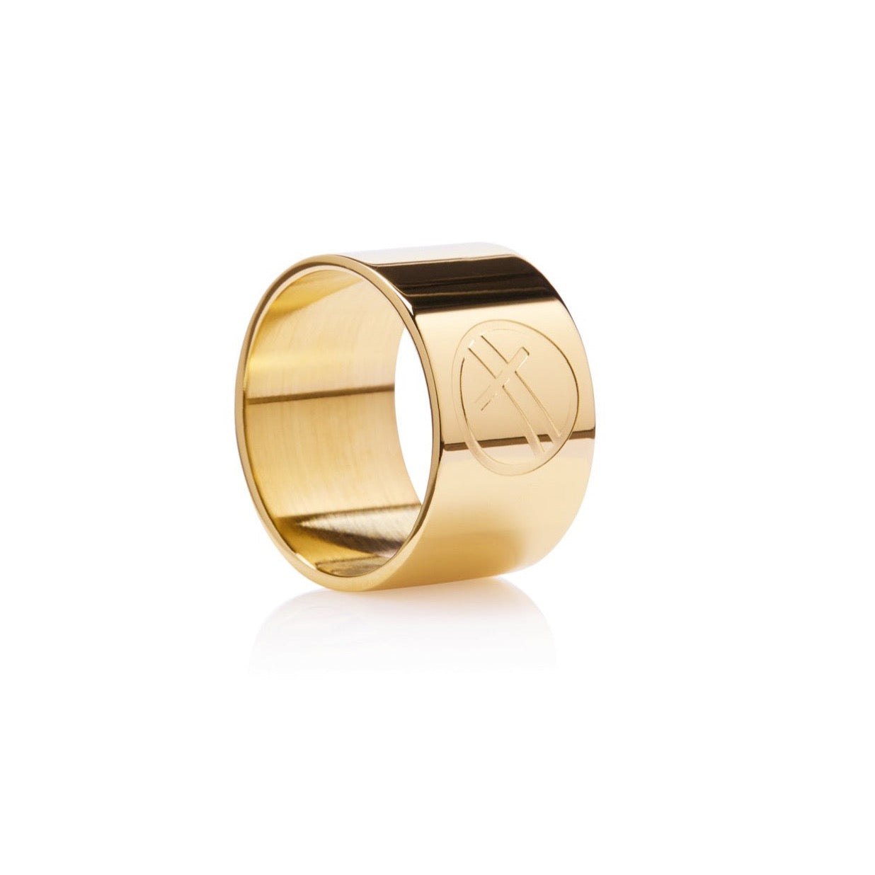 Grandstand Gold Band Ring - Ever Jewellery 
