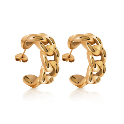 Groove Hoop Earrings - Ever Jewellery 