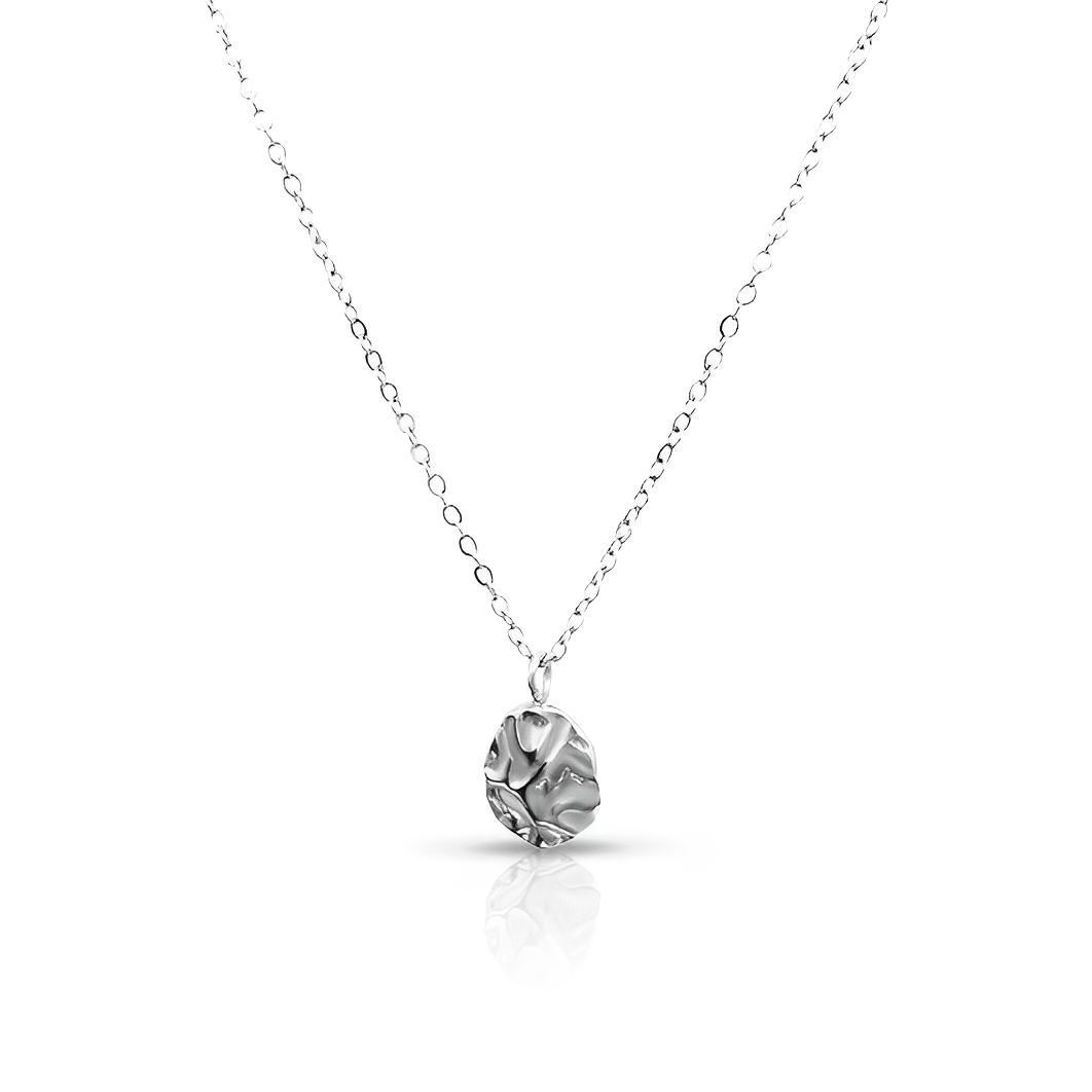 Harmony Silver Pendant Necklace by EVER Jewellery – waterproof, anti-tarnish, minimalist design for everyday wear