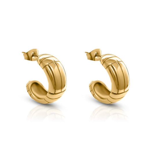 Podium Hoop Earrings - Ever Jewellery 