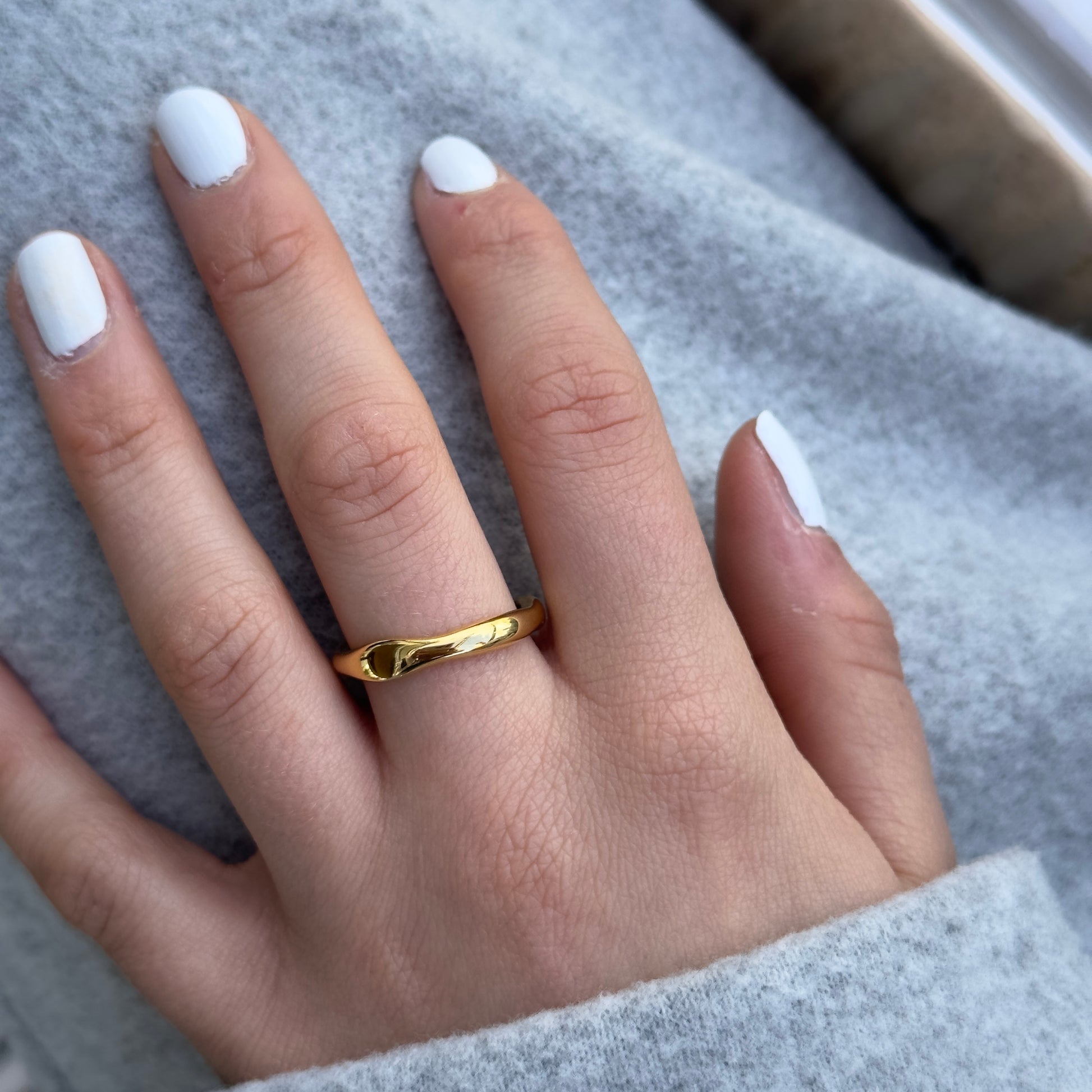 Point Break Gold Ring - Ever Jewellery 