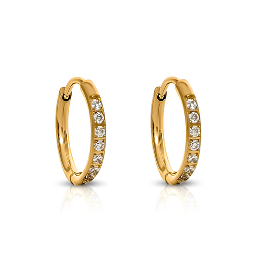 Transition Sleeper Gold Earrings - Ever Jewellery